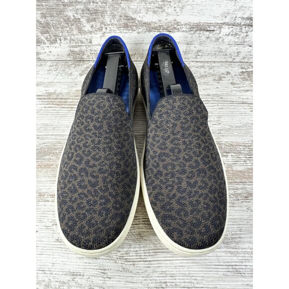 Women's Rothy's The Original Slip On Espresso Leopard Brown/Black Shoes Sz 8.5 - Picture 4 of 9